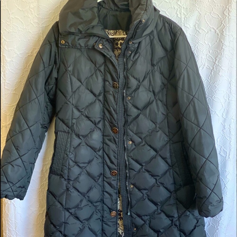 VINTAGE Women’s Down Winter Jacket *missing zipper pull*